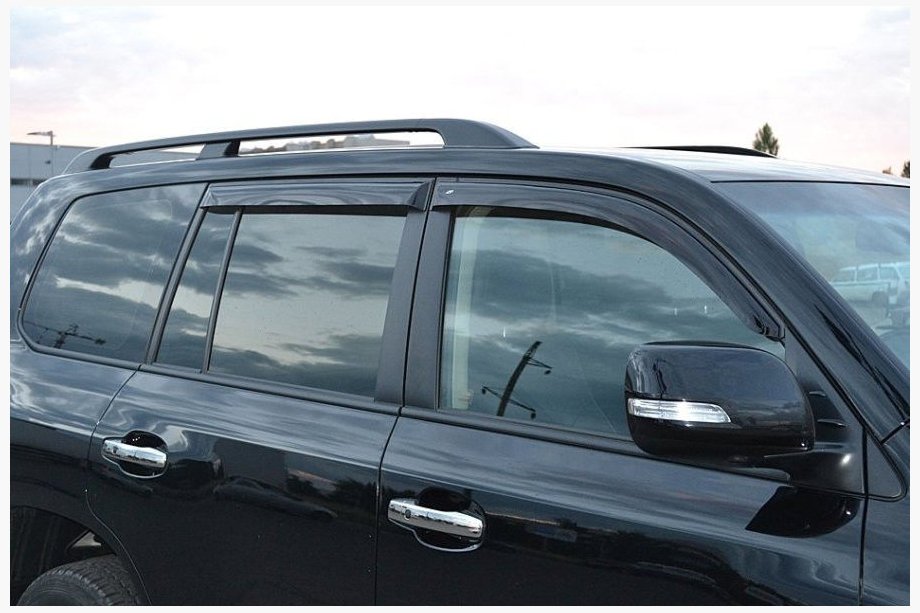 Toyota Land Cruiser 200 2007–2021 Deflektory okien 8 cm (4 ks, Cobra) Image