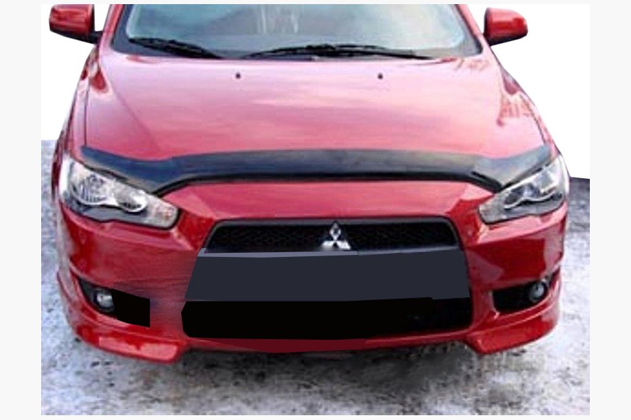 Mitsubishi Lancer X 2008– Dlhý deflektor kapoty 2007-2011 (SIM) Image