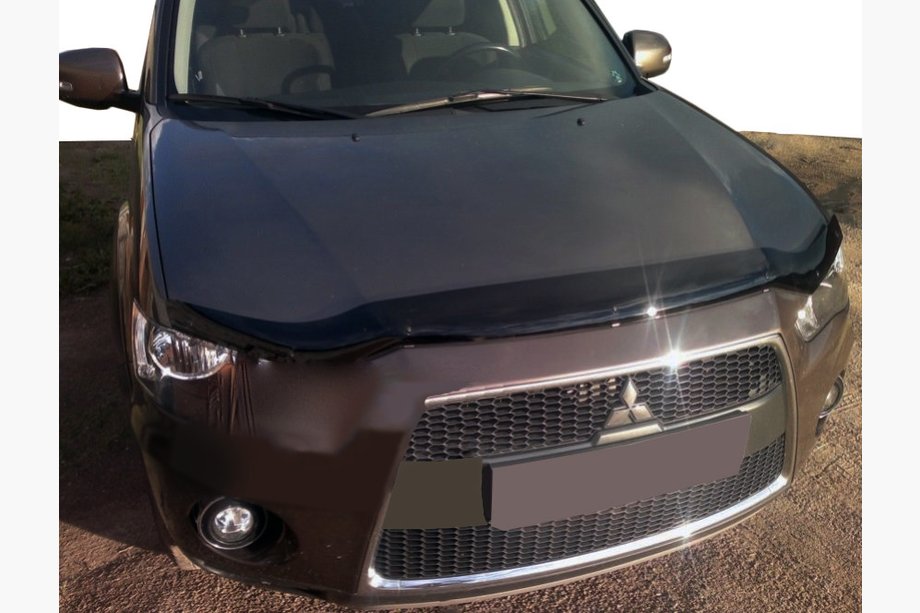 Mitsubishi Outlander 2006–2012 Dlhý deflektor kapoty 2009-2012 (SIM) Image