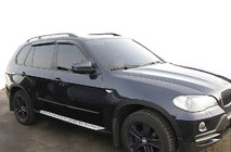 BMW X5 E70 2007–2013 Ofuky okien (4 ks, SIM) fotografia 1