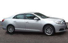 Chevrolet Malibu 2011–2018 Okenné deflektory SD (4 ks, SIM) fotografia 1