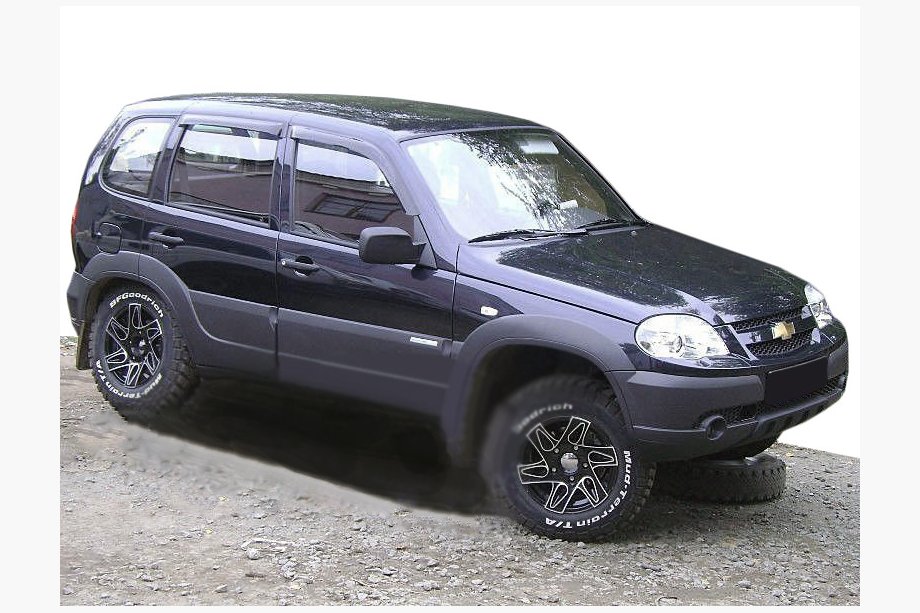 Chevrolet Niva 1998–2020 Ofuky okien (4 ks, SIM) Image
