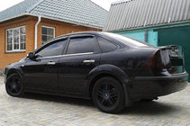 Ford Focus II 2005–2008 Deflektory okien SD/HB (4 ks, SIM) fotografia 1