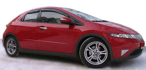 Honda Civic Sedan VIII 2006–2011 Ofuky okien (4 ks, SIM) fotografia 1