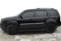 Honda Pilot 2008–2015 Ofuky okien (4 ks, SIM) fotografia 1