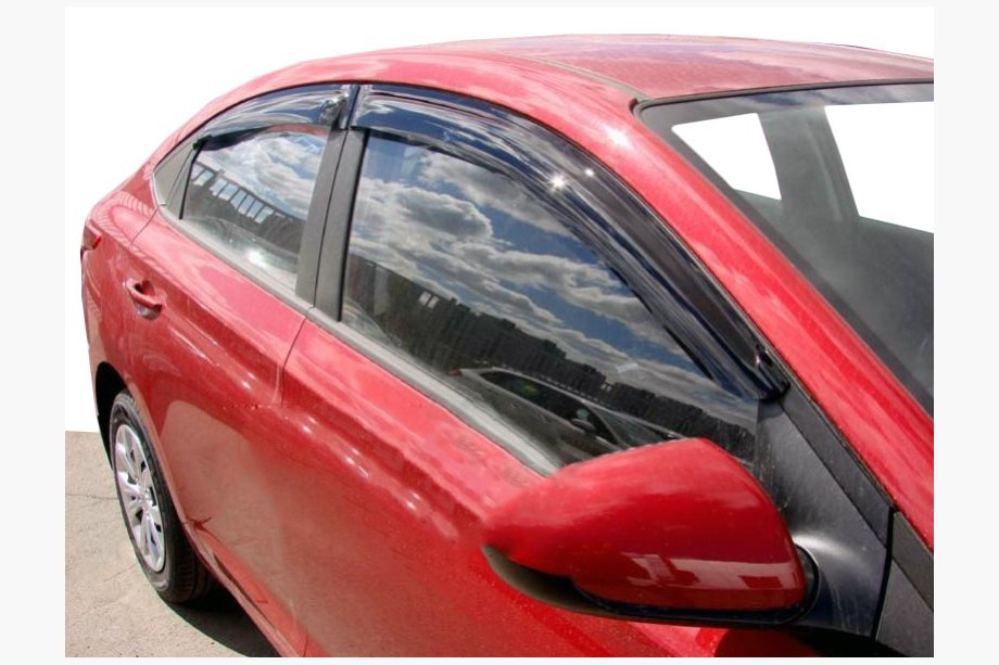Hyundai Accent 2017–2023 Ofuky okien (4 ks, SIM) Image