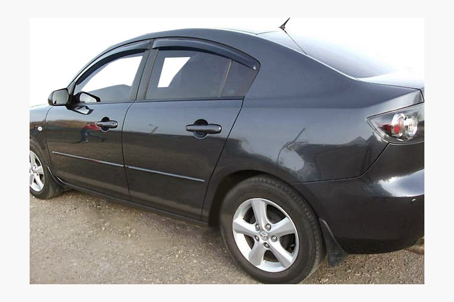 Mazda 3 2003–2009 Okenné deflektory SD (4 ks, SIM) Image