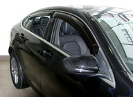 Mercedes GLC Coupé C253 2016–2023 Deflektory okien (4 ks, SIM) fotografia 1