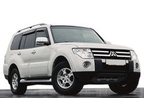 Mitsubishi Pajero Wagon III 1999–2006 Deflektory okien (4 ks, SIM) fotografia 1