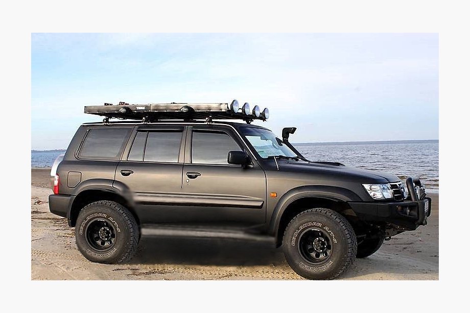 Nissan Patrol Y61 1997–2011 Deflektory okien (4 ks, SIM) Image