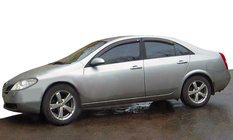 Nissan Primera P12 2002–2007 Deflektory okien (4 ks, SIM) fotografia 1