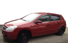 Opel Astra H 2004–2013 Deflektory okien HB (4 ks, SIM) fotografia 1