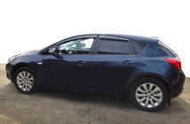Opel Astra J 2009–2015 Okenné deflektory HB/SD (4 ks, SIM) fotografia 1