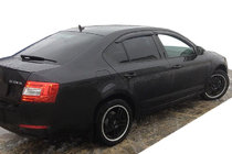 Skoda Octavia III A7 2013–2019 Okenné deflektory LiftBack (4 ks, SIM) fotografia 1
