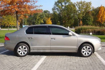 Skoda Superb 2009–2015 Okenné deflektory SD (4 ks, SIM) fotografia 1