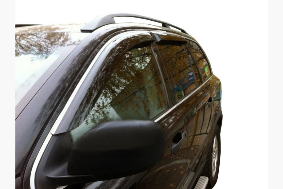 Volvo XC90 2002–2014 Okenné deflektory chrómové (4 ks, SIM) Image