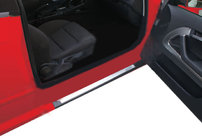 Audi A3 2003–2012 Vnútorné prahové lišty (2 ks, oceľ), kupé 2 ks (kupé) fotografia 1