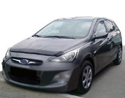 Hyundai Accent 2011–2017 Deflektor kapoty 2010-2014 (SIM) fotografia 1