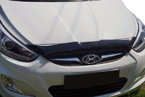 Hyundai Accent 2011–2017 Krátky deflektor kapoty 2010-2014 (SIM) fotografia 1