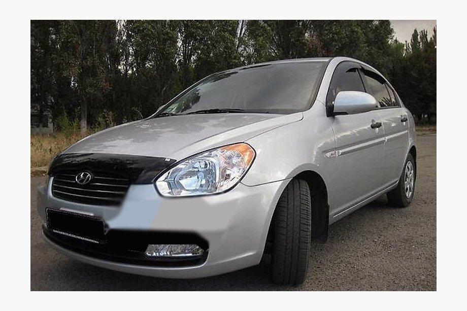 Hyundai Accent 2006–2010 Deflektor kapoty (SIM) Image