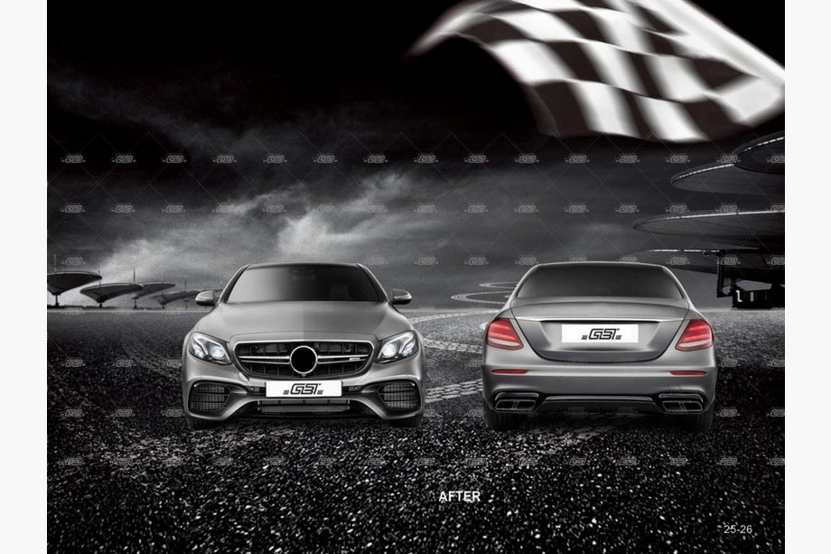 Mercedes Trieda E W213 2016–2023 Kompletný body kit AMG E63 (2016-2020) Fotografia 8