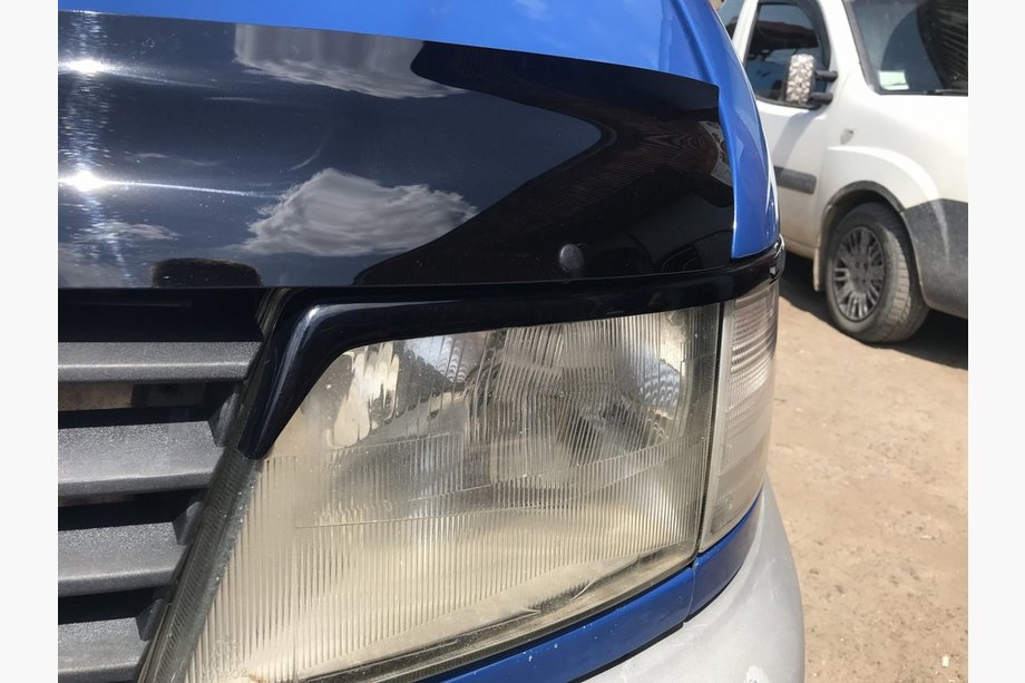 Mercedes Vito W638 1996–2003 Mračidlá na svetlá (čierne) Lesklá čierna Image
