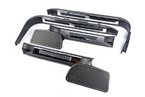 Toyota Land Cruiser 200 2007–2021 Plastové kryty prahov s osvetlením (čierne) fotografia 1