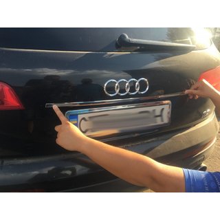 Chrómová lišta nad ŠPZ Carmos (nerez) Audi Q7 2005–2015 fotografia 1