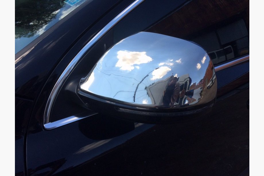 Audi Q7 2005–2015 Chromové kryty spätných zrkadiel (2 ks, nerez) Image