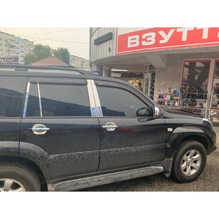 Lišty na dverné stĺpiky (8 ks, nerez)