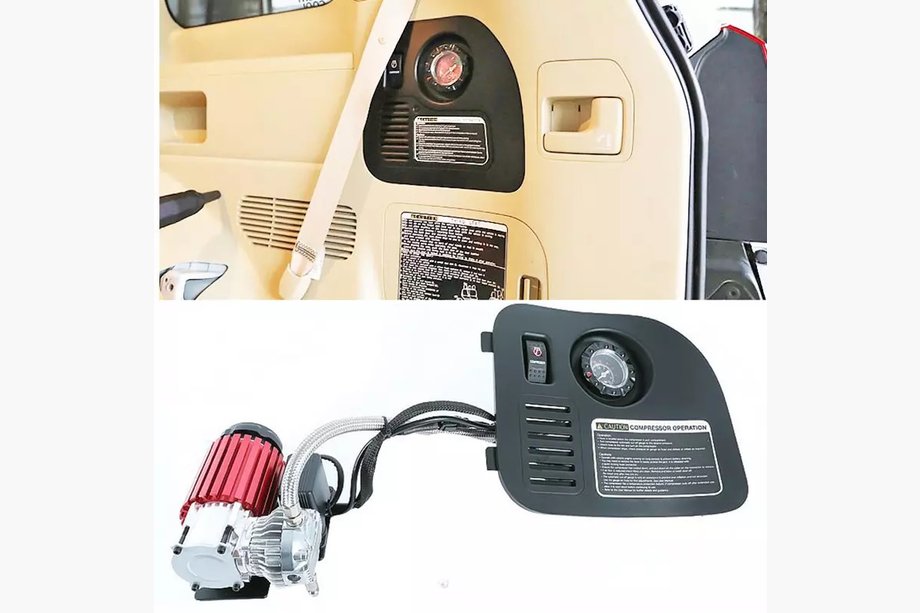 Toyota Land Cruiser 200 2007–2021 Sada na dofukovanie pneumatík (kompresor) Image