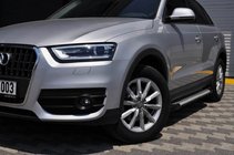 Audi Q5 2008–2017 Bočné nášľapy Allmond Grey (2 ks, hliník) fotografia 1