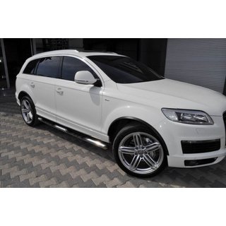 Bočné trubky (2 ks, nerez) Audi Q7 2005–2015 fotografia 1