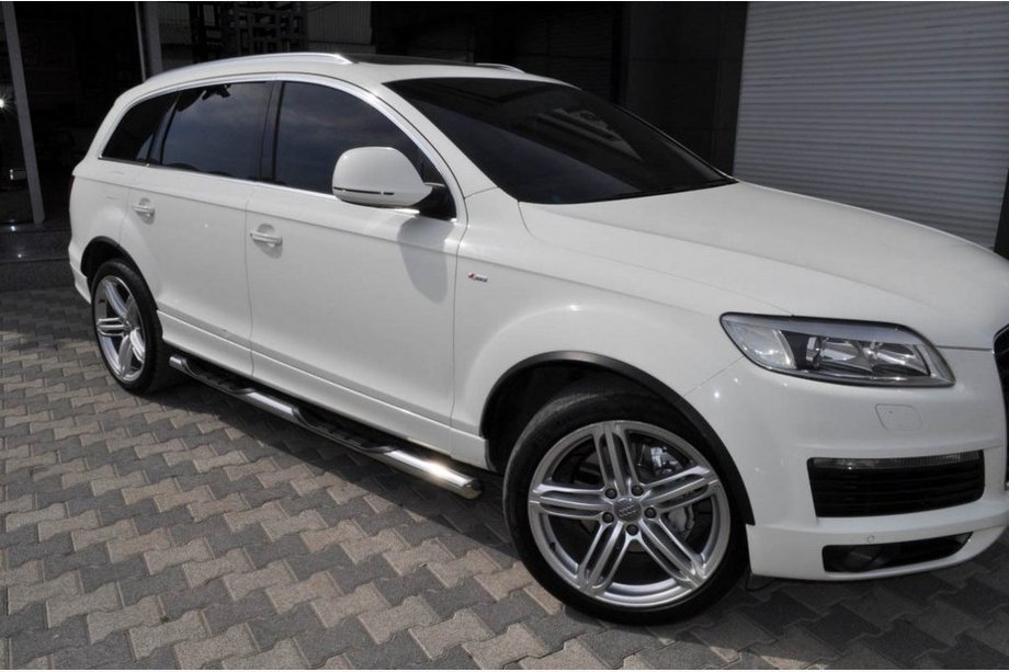 Audi Q5 2008–2017 Bočné ochranné rúrky (2 ks, nerez) Image