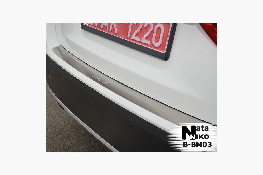 BMW X1 E84 2009–2015 Natanika nerezový kryt zadného nárazníka Image