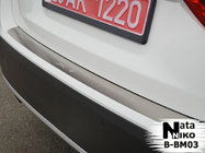 BMW X1 E84 2009–2015 Natanika nerezový kryt zadného nárazníka fotografia 1
