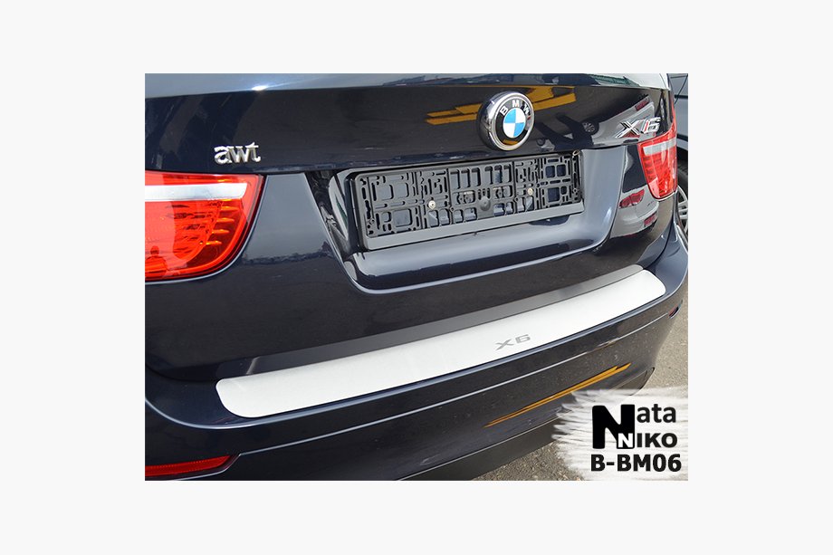 BMW X6 E71 2008–2014 Natanika nerezový kryt zadného nárazníka Image