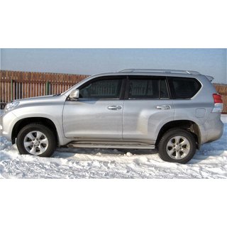 Strešné lyžiny, originálny dizajn (sivé, 2 ks) Toyota Land Cruiser Prado 150 2009–2023 fotografia 4