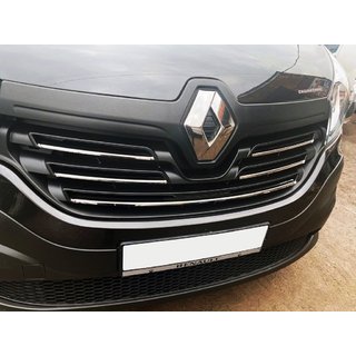 Nerezové lišty na mriežku 2015-2019 (5 ks) Renault Trafic 2015– fotografia 1