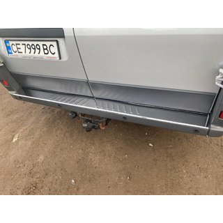 Nerezová lišta na zadný nárazník Citroen Jumper 2007–2025 fotografia 3