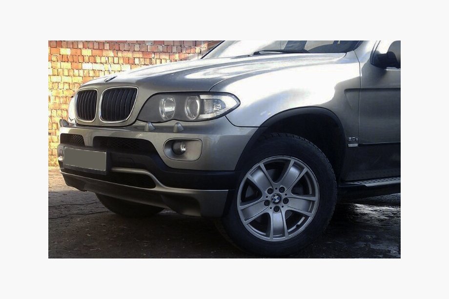 BMW X5 E53 1999–2006 Lip spojler predného nárazníka (2003-2006, na lakovanie) Image