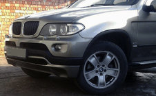 BMW X5 E53 1999–2006 Lip spojler predného nárazníka (2003-2006, na lakovanie) fotografia 1