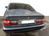 BMW 5 séria E34 1988–1995 Chrómová lišta nad ŠPZ (nerez) fotografia 1