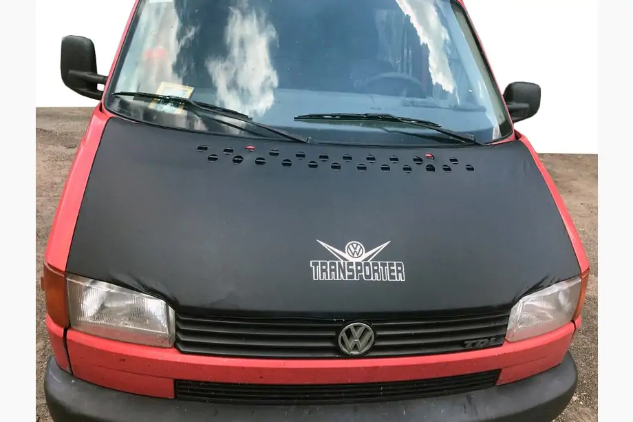 Volkswagen T4 Transporter 1990–2003 VÝPREDAJ! Poťah na kapotu pre rovný typ kapoty (koženka) Image