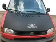 Volkswagen T4 Transporter 1990–2003 VÝPREDAJ! Poťah na kapotu pre rovný typ kapoty (koženka) fotografia 1