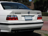 BMW rad 3 E36 1990–2000 Lip spojler (pre SD/Coupe, na lakovanie) fotografia 1
