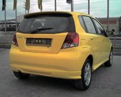 Chevrolet Aveo T200 2002–2008 Kryt zadného nárazníka (na lakovanie) fotografia 2