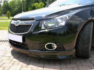Chevrolet Cruze 2009–2015 Lip spojler predného nárazníka HB (Meliset, na lakovanie) fotografia 1