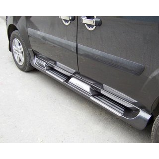 Bočné prahy typ Sorento (na lakovanie) Fiat Doblo I 2005–2010 fotografia 1