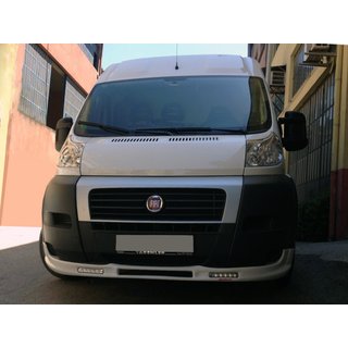 Predný lip spojler nárazníka 2006-2013 (úzky s LED, na lakovanie) Citroen Jumper 2007–2025 fotografia 1